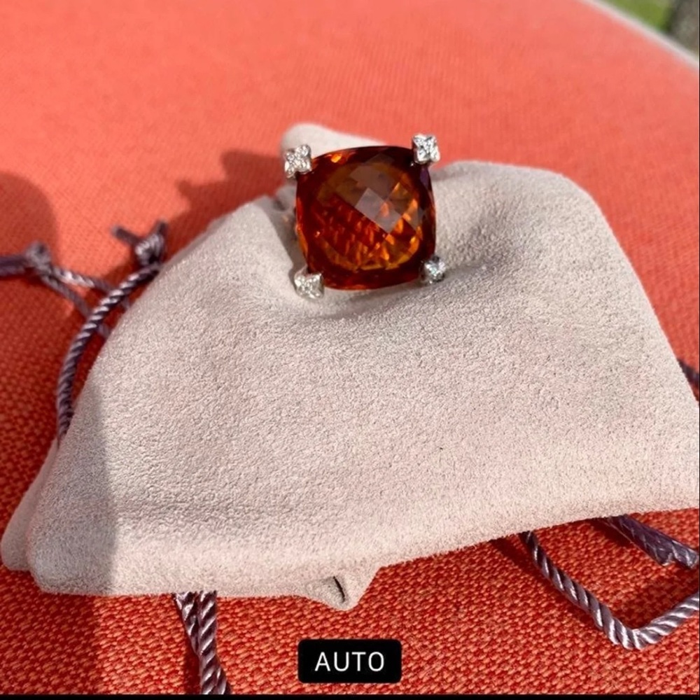 David Yurman On Point Citrine Ring